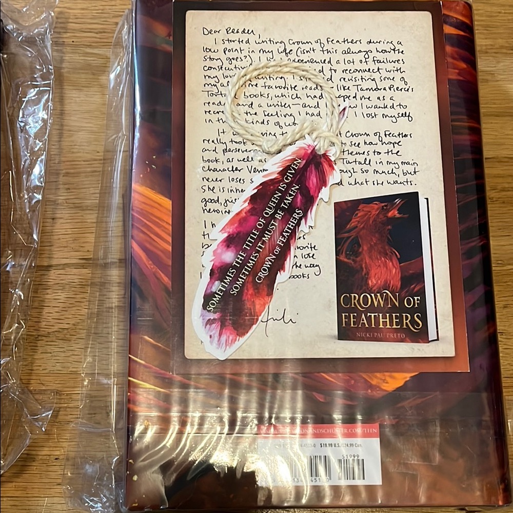 Girls of Paper and Fire & Crown of Feathers hardcover Book Set - Picture 5 of 6